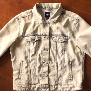 Ladies GAP Acid Wash Jean Jacket-medium
